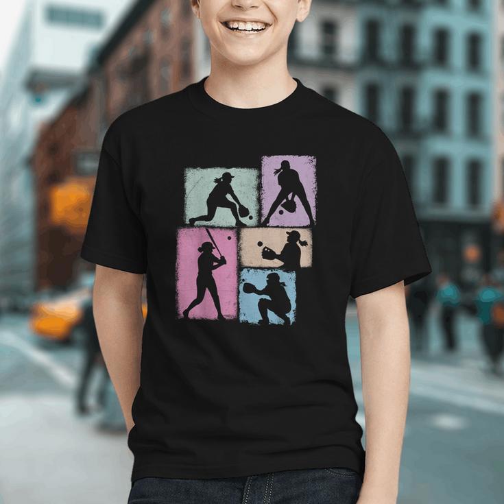 Baseball Player Collage Women Kids Coach Youth Girl Graphic Youth Baseball Player Collage Women Kids Coach Youth Girl Graphic Youth