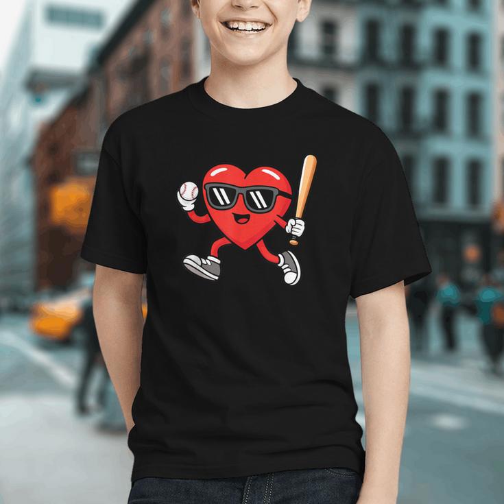 Baseball Valentines Day Heart Boys Sports Love Graphic Youth Baseball Valentines Day Heart Boys Sports Love Graphic Youth
