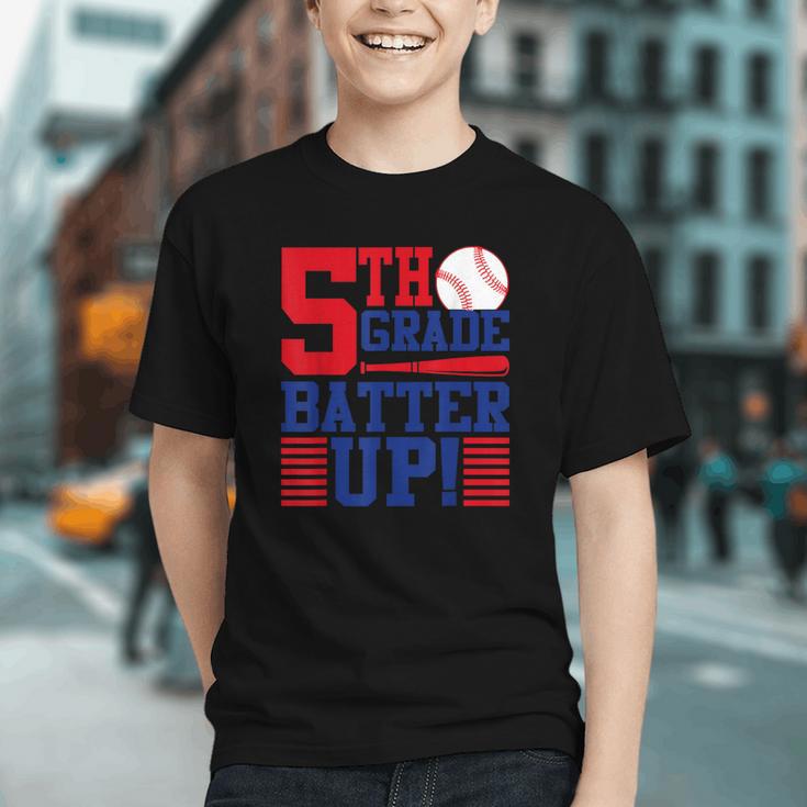 Batter Up for 5th Grade! Back to School Youth T-shirt Batter Up for 5th Grade! Back to School Youth T-shirt