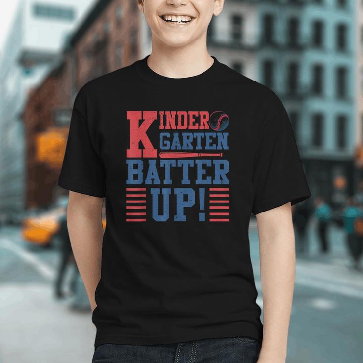 Batter Up for Kindergarten! Back to School Youth T-shirt