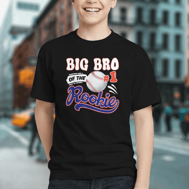 Big Bro Rookie Of Year 1st Birthday Baseball Theme Matching Graphic Youth Big Bro Rookie Of Year 1st Birthday Baseball Theme Matching Graphic Youth