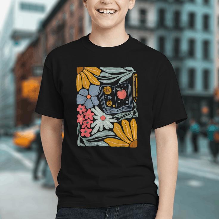 Blossom on the First Day! Boho Flower Back to School Youth T-Shirt Blossom on the First Day! Boho Flower Back to School Youth T-Shirt