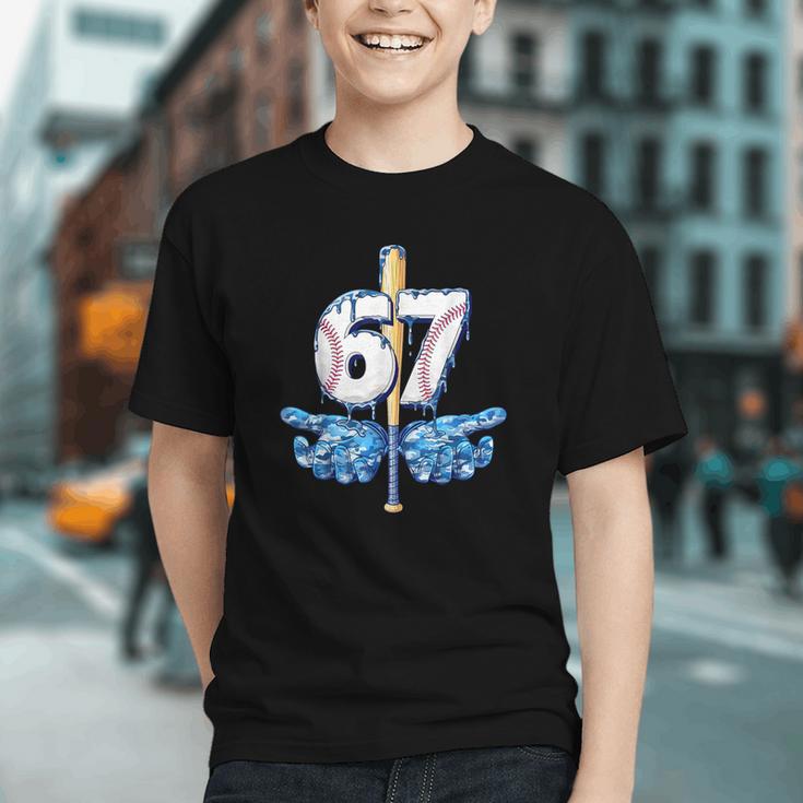 Blue Camo Baseball 67 Six Seven Camo Ice Cream Drip Boy Teen Graphic Youth Blue Camo Baseball 67 Six Seven Camo Ice Cream Drip Boy Teen Graphic Youth