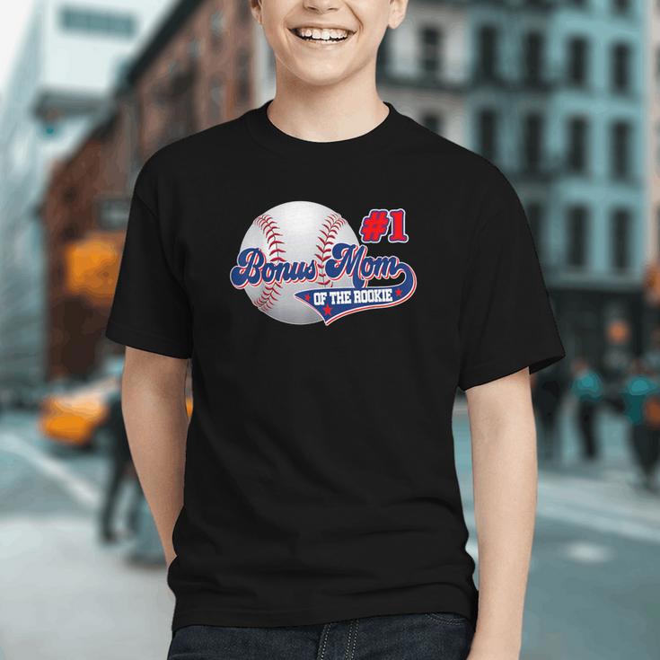 Bonus Mom Rookie Of Year 1st Birthday Baseball Theme Graphic Youth Bonus Mom Rookie Of Year 1st Birthday Baseball Theme Graphic Youth