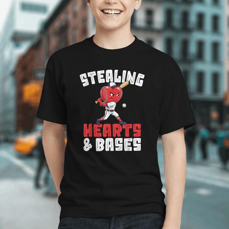 Boys Baseball Valentines Shirt Sterling Hearts Baseball Graphic Youth Boys Baseball Valentines Shirt Sterling Hearts Baseball Graphic Youth