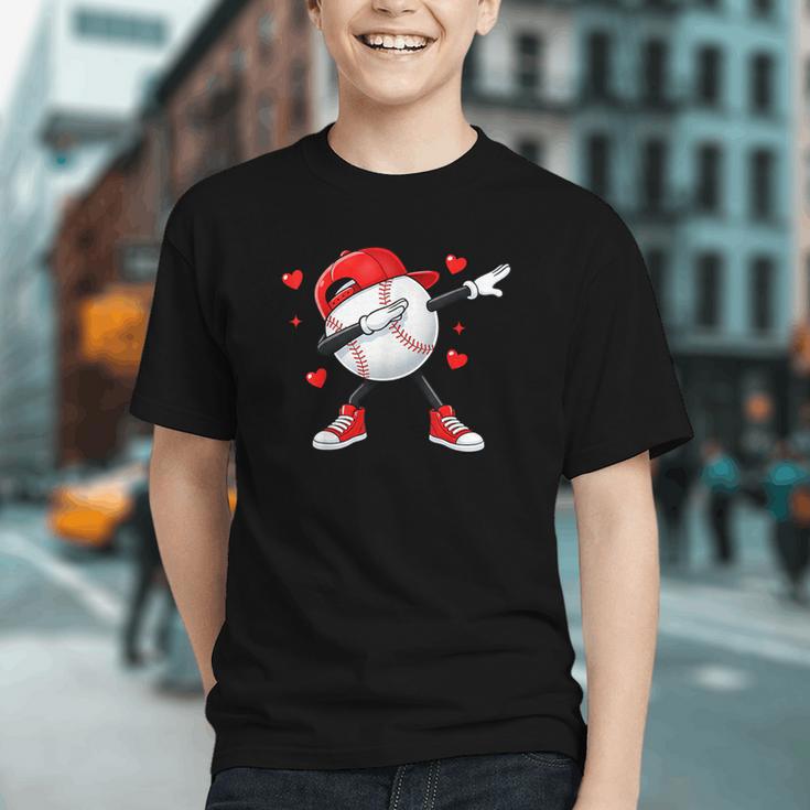 Boys Valentines Baseball Graphic Youth