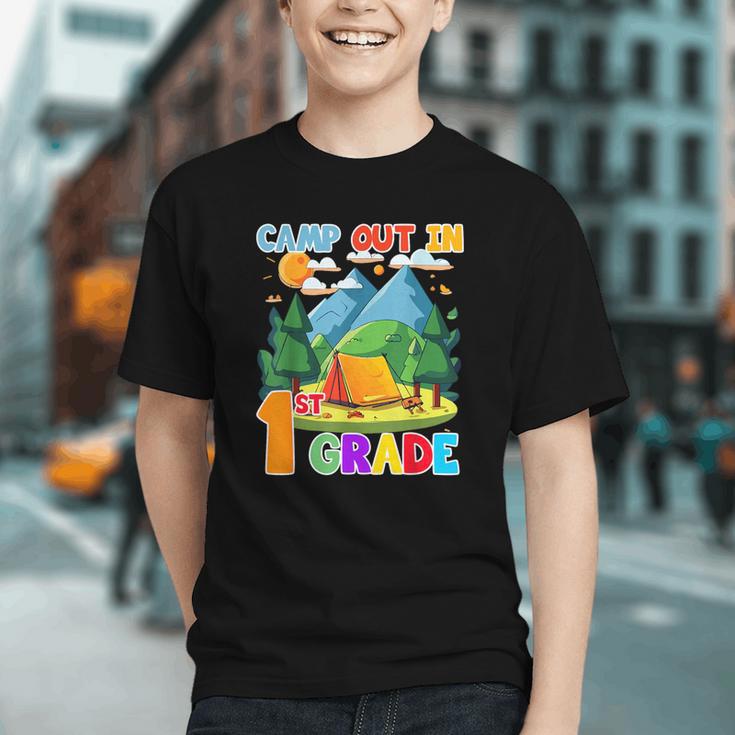 Camp Out in 1st Grade! Back to School Youth T-Shirt