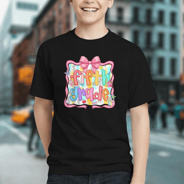 Charming Bows for 5th Grade! Preppy Back to School Youth T-shirt Charming Bows for 5th Grade! Preppy Back to School Youth T-shirt
