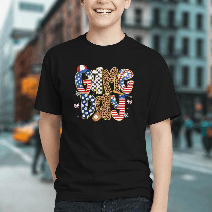 Checkered Leopard Game Day Baseball Men Women Kids Graphic Youth Checkered Leopard Game Day Baseball Men Women Kids Graphic Youth