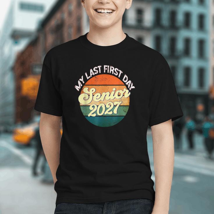 Cherish the Milestone: Senior 2027 Back to School Youth T-shirt Cherish the Milestone: Senior 2027 Back to School Youth T-shirt