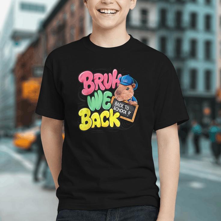 Chill Capybara First Day Vibes Back to School Youth T-shirt Chill Capybara First Day Vibes Back to School Youth T-shirt