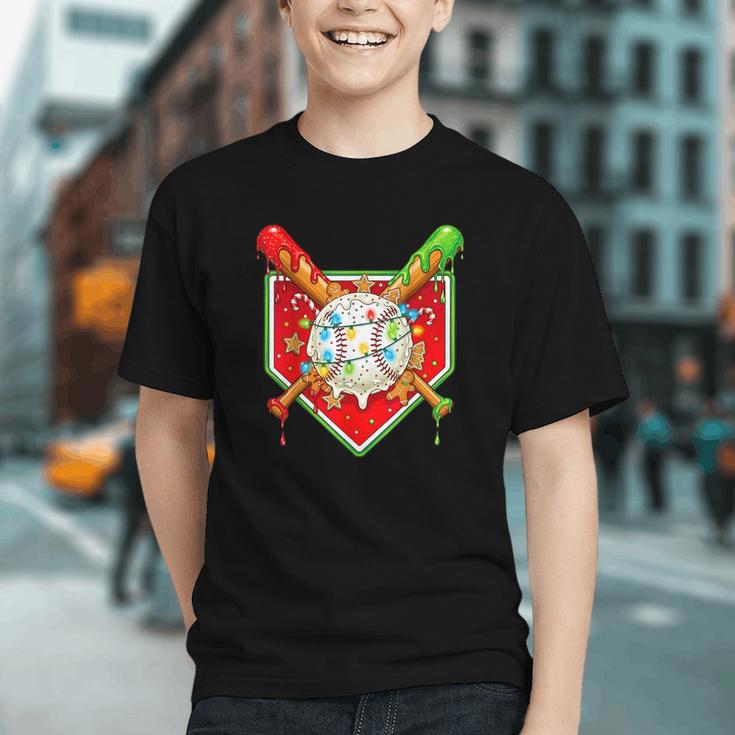 Christmas Baseball Ice Cream Drip Men Women Kids Graphic Youth Christmas Baseball Ice Cream Drip Men Women Kids Graphic Youth