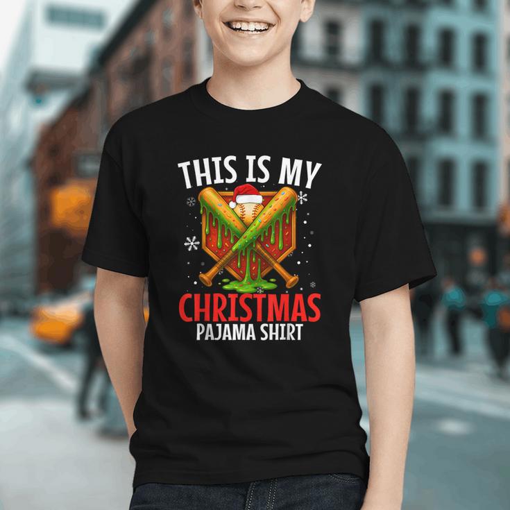 My Christmas Baseball Pajama Helmet Santa Xmas Men Boys Graphic Youth