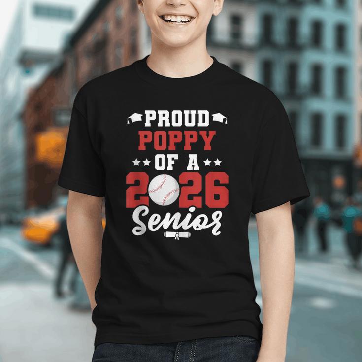 Class Of 2026 Senior Year Baseball Poppy 2026 Graduate Graphic Youth