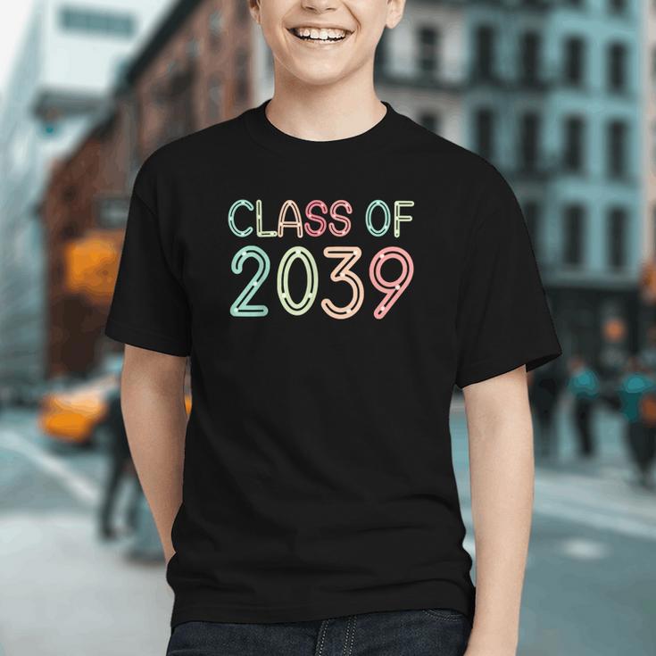Class Of 2039 Grow With Me Kindergarten Back To School Graphic Youth