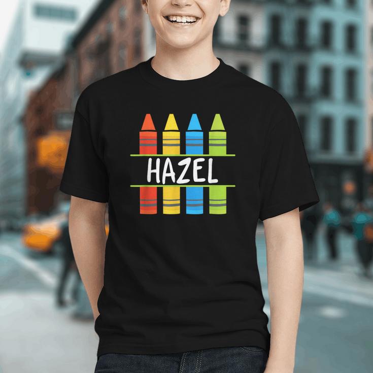 Coloring My Way to School: Hazel Crayon Youth T-Shirt Coloring My Way to School: Hazel Crayon Youth T-Shirt