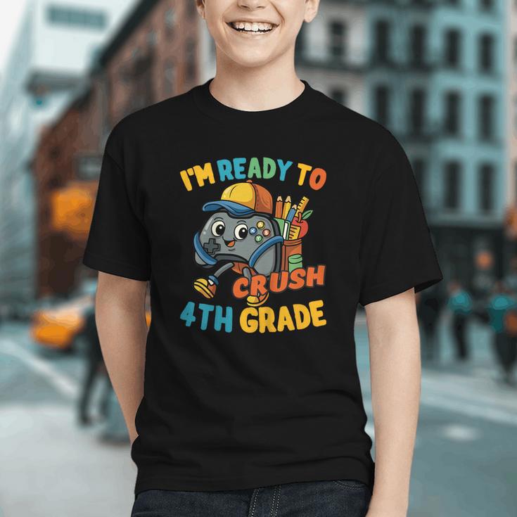Conquer 4th Grade! First Day Back to School Youth T-Shirt Conquer 4th Grade! First Day Back to School Youth T-Shirt
