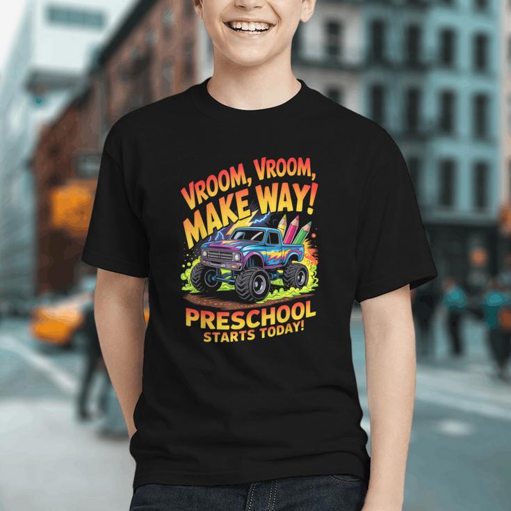 Crush Pre-K in a Monster Truck Back to School Youth T-shirt