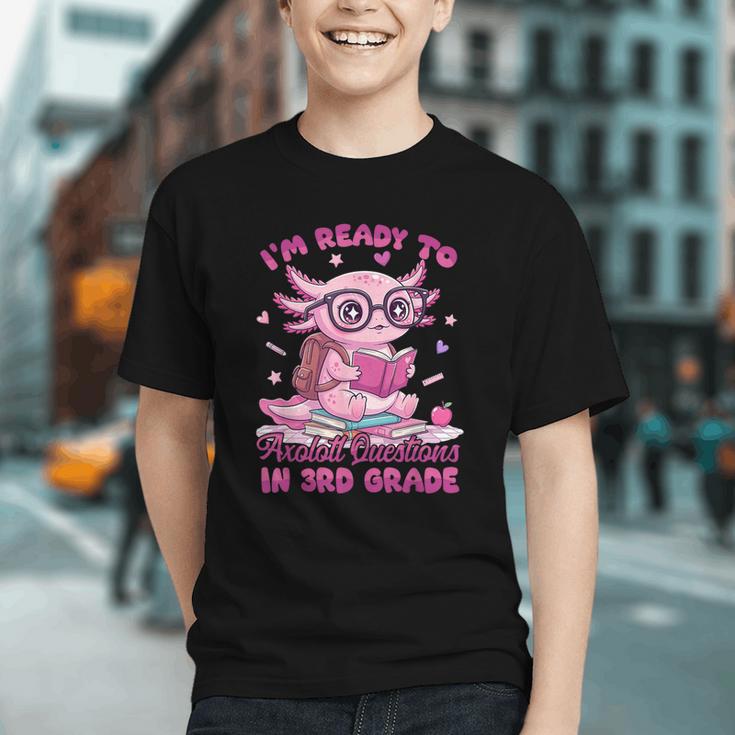 Curious Axolotl 3rd Grade Back to School Youth T-shirt Curious Axolotl 3rd Grade Back to School Youth T-shirt