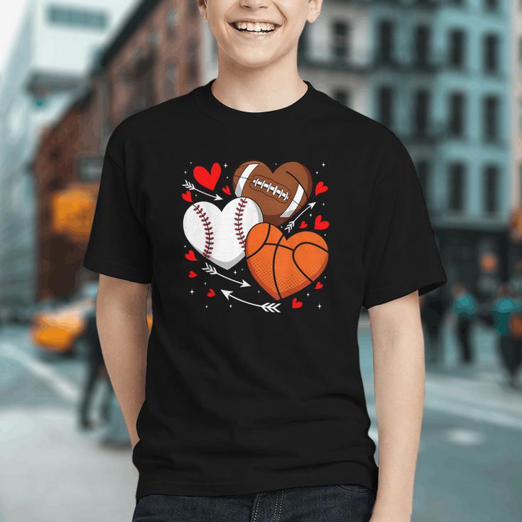 Cute Heart Baseball Basketball Football Valentine Boy Men Graphic Youth Cute Heart Baseball Basketball Football Valentine Boy Men Graphic Youth