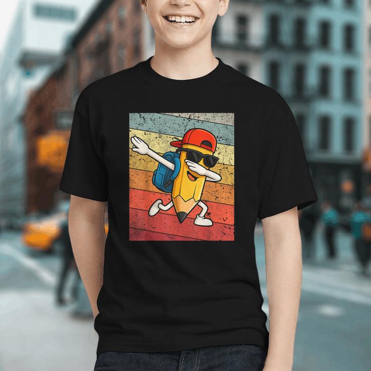 Dab into the First Day! Funny Pencil Back to School Youth T-shirt Dab into the First Day! Funny Pencil Back to School Youth T-shirt