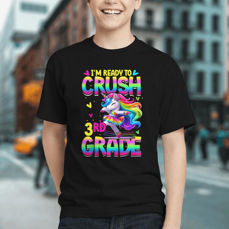 Dancing Unicorn 3rd Grade Magic Back to School Youth T-Shirt Dancing Unicorn 3rd Grade Magic Back to School Youth T-Shirt