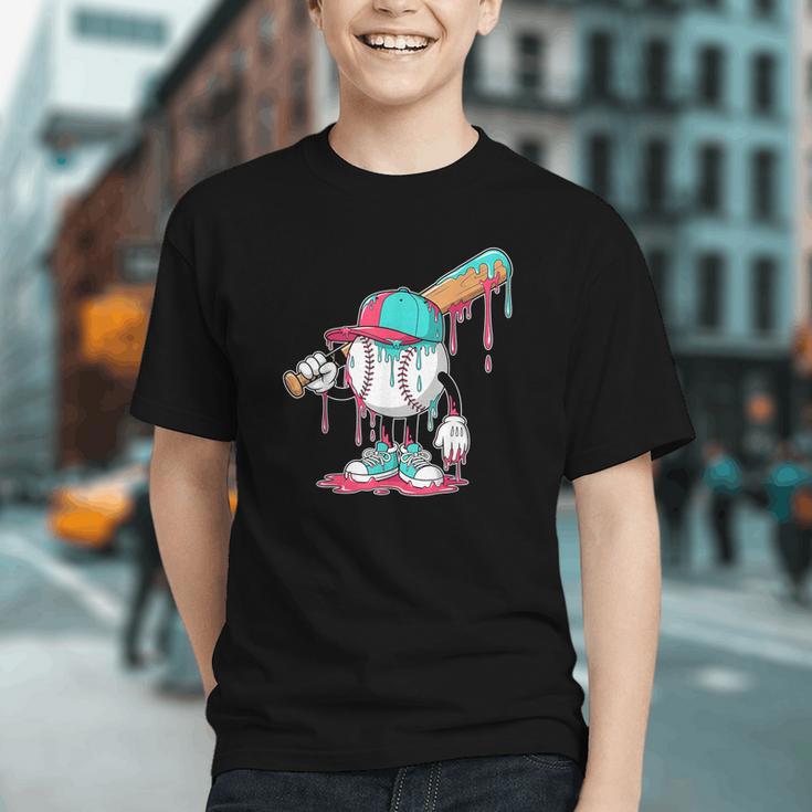 Drip Baseball For Boys Ice Cream Drip Youth Boys Sprinkles Graphic Youth