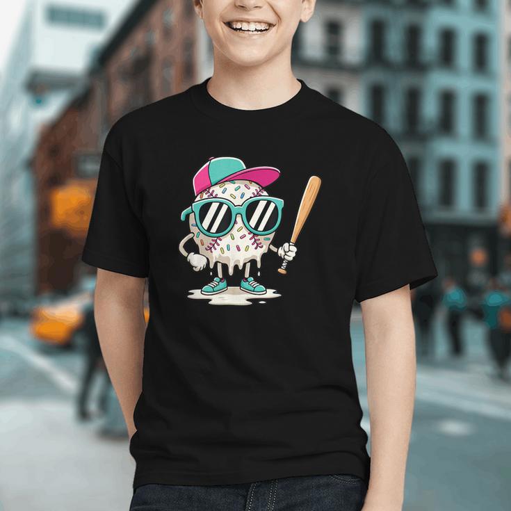 Dripping Baseball Baseball Lover Player Baseballer Graphic Youth