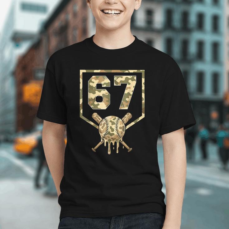 Dripping Camo 67 Baseball Ice Cream Drip 6-7 Six Seven Boy Graphic Youth Dripping Camo 67 Baseball Ice Cream Drip 6-7 Six Seven Boy Graphic Youth