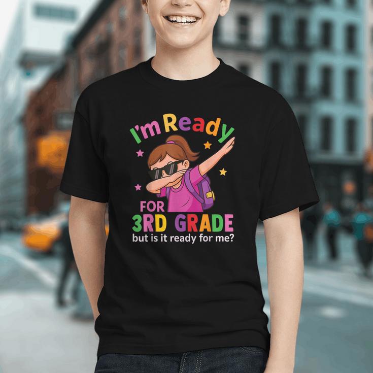 Excited for 3rd Grade! Back to School Girl Youth T-shirt