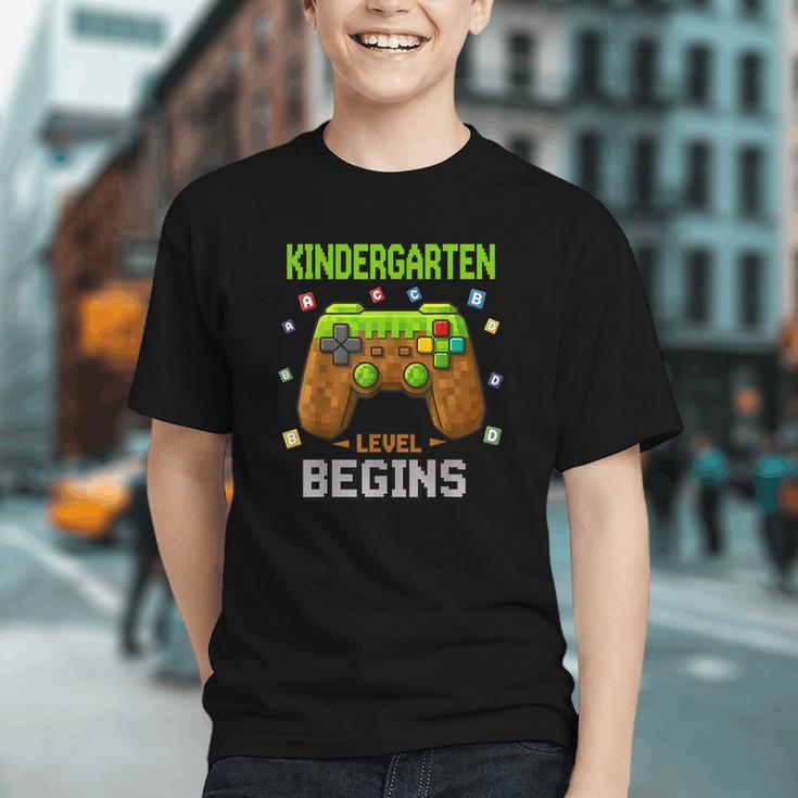 First Day Of Kindergarten Level Begins Back To School Graphic Youth First Day Of Kindergarten Level Begins Back To School Graphic Youth