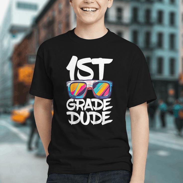 First Grade Dude: Cool Back to School Youth T-shirt First Grade Dude: Cool Back to School Youth T-shirt