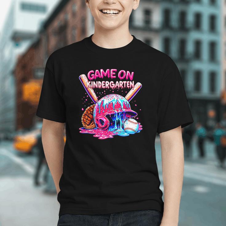 Game Kindergarten Baseball Ice Cream Drip On Back To School Graphic Youth Game Kindergarten Baseball Ice Cream Drip On Back To School Graphic Youth