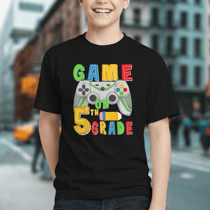 Gear Up for 5th Grade! Gamer Back to School Youth T-shirt Gear Up for 5th Grade! Gamer Back to School Youth T-shirt