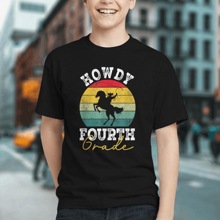 Giddy Up for 4th Grade! Back to School Cowboy Youth T-Shirt