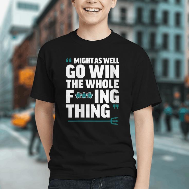 Might As Well Go Win The Whole Thing Baseball Apparel Graphic Youth