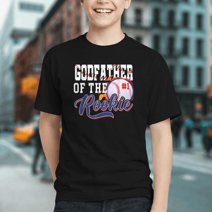 Godfather Rookie Of Year 1st Birthday Baseball Theme Graphic Youth