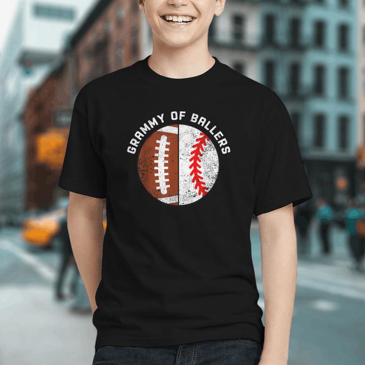 Grammy Of Ballers Football Baseball Grandma Grammy Graphic Youth Grammy Of Ballers Football Baseball Grandma Grammy Graphic Youth