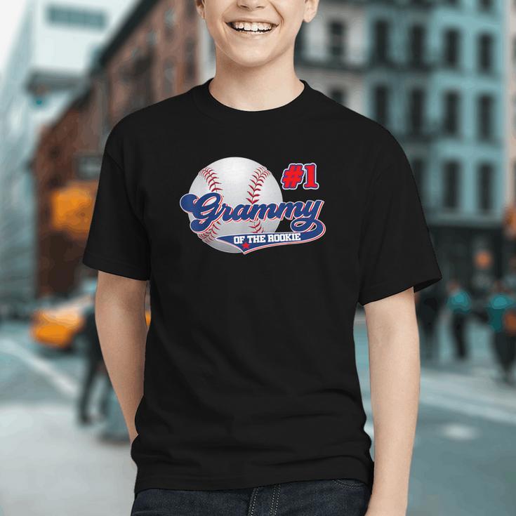 Grammy Rookie Of Year 1st Birthday Baseball Theme Matching Graphic Youth