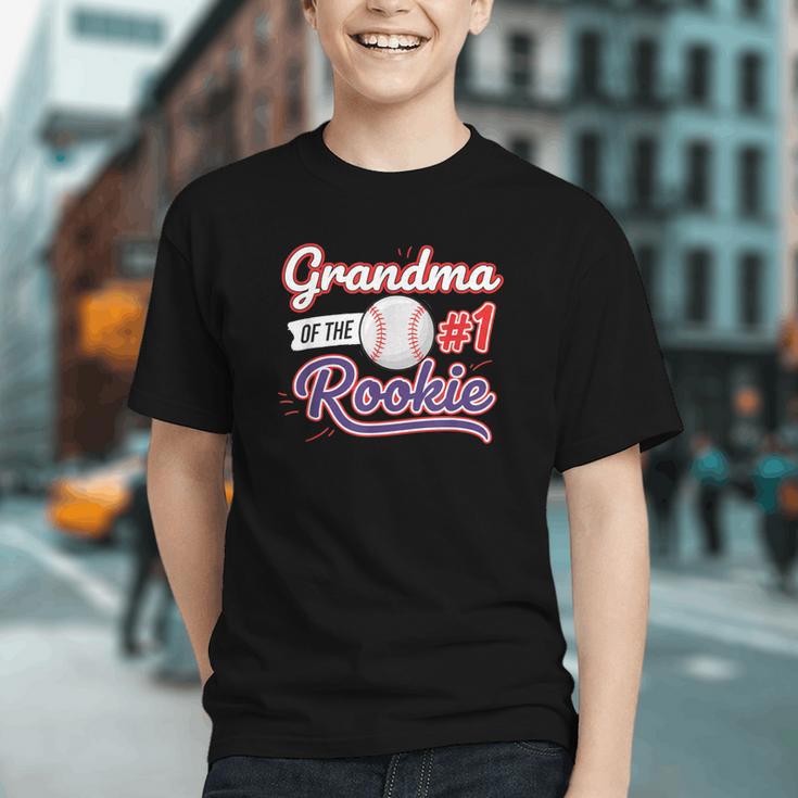 Grandparent Grandma Of The 1 Rookie Baseball Graphic Youth Grandparent Grandma Of The 1 Rookie Baseball Graphic Youth