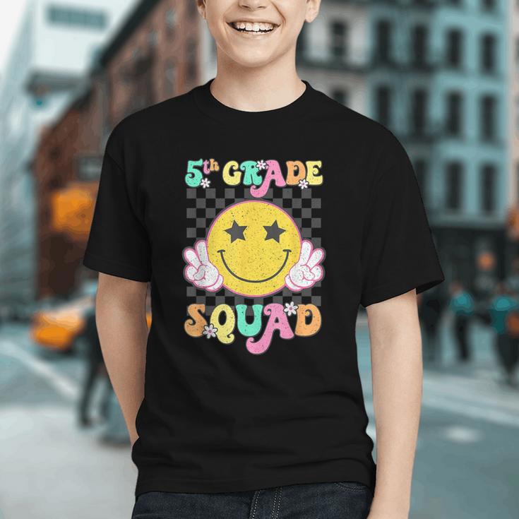 Groovy 5th Grade Smiles! Retro Back to School Youth T-shirt Groovy 5th Grade Smiles! Retro Back to School Youth T-shirt