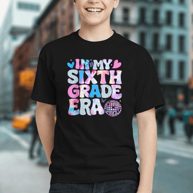 Groovy 6th Grade Era! Tie Dye Back to School Youth T-shirt