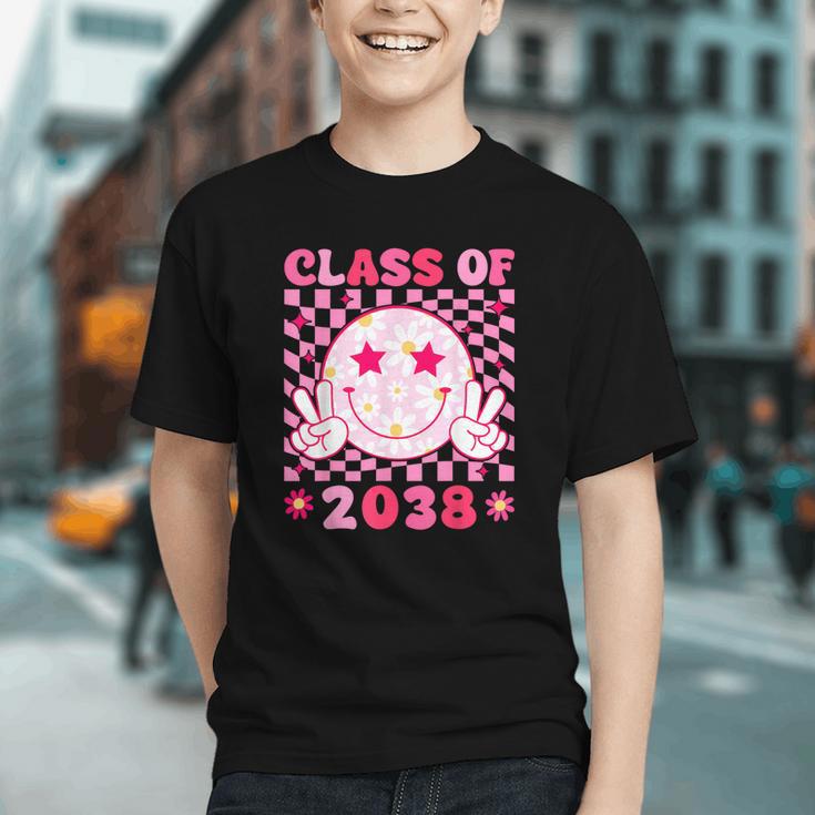 Groovy Class of 2038 Smile Face Back to School Youth T-Shirt Groovy Class of 2038 Smile Face Back to School Youth T-Shirt