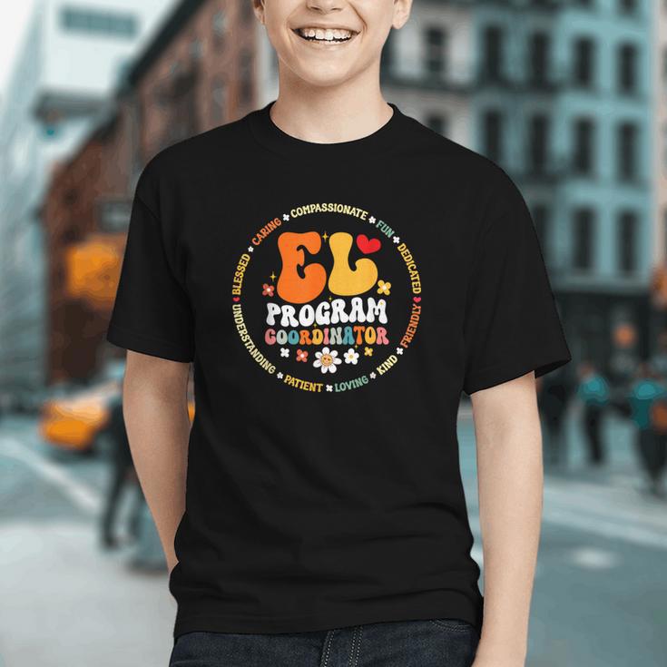 Groovy EL Program Coordinator Back to School Youth T-Shirt