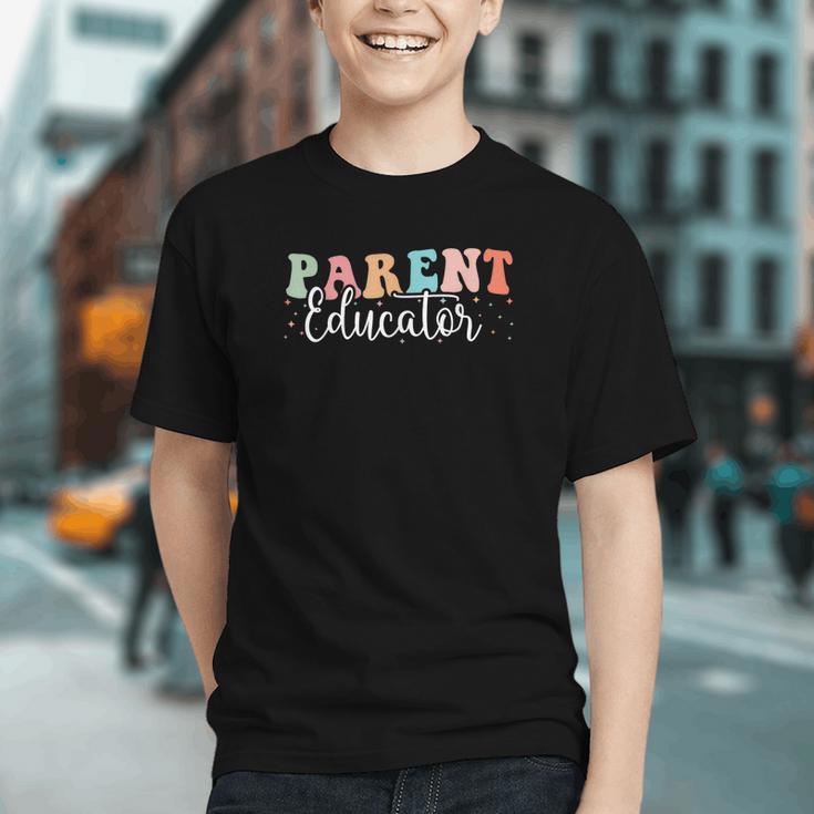 Groovy Parent Educator Back to School Youth T-shirt Groovy Parent Educator Back to School Youth T-shirt
