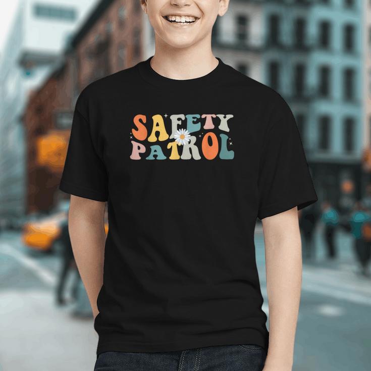 Groovy Retro Safety Patrol Back to School Youth T-Shirt Groovy Retro Safety Patrol Back to School Youth T-Shirt