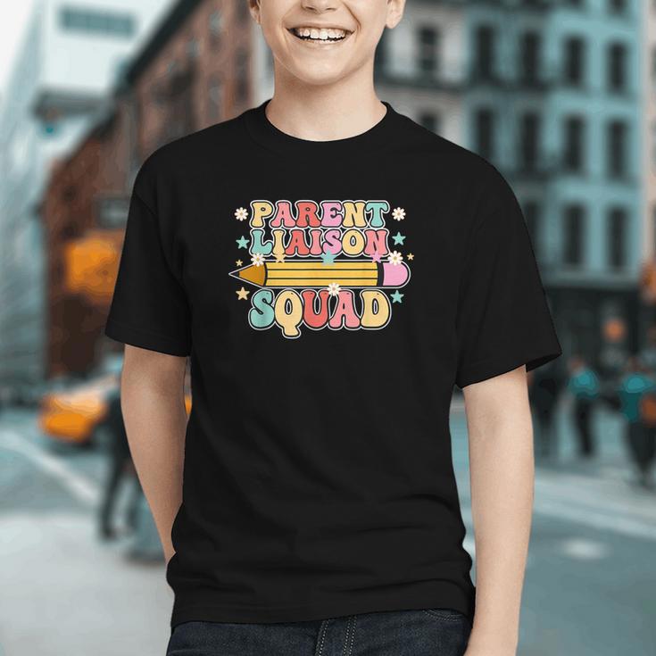 Groovy School Parent Liaison Squad Back to School Youth T-shirt Groovy School Parent Liaison Squad Back to School Youth T-shirt