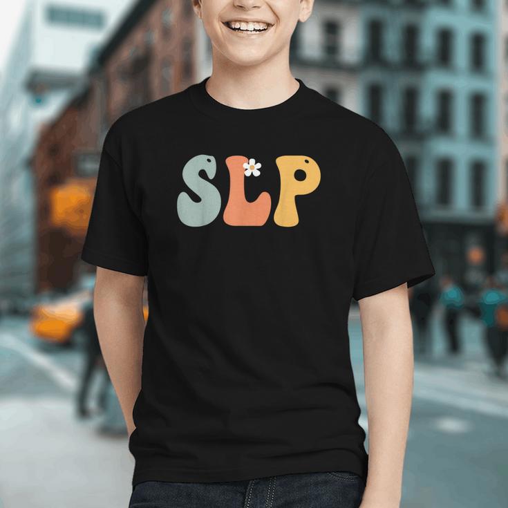 Groovy SLP Vibes! Back to School Youth T-shirt Groovy SLP Vibes! Back to School Youth T-shirt