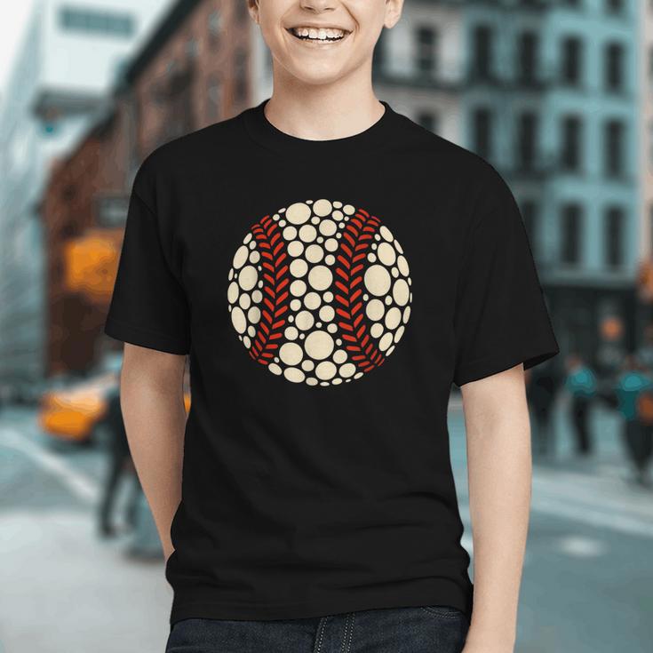 Happy Dot Day Baseball Colorful Polka Dots Boy And Youth Graphic Youth