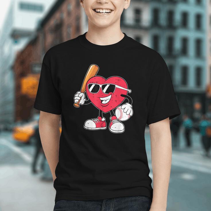 Heart Play Baseball Valentine's Day Teens Boys Girls Kids Graphic Youth Heart Play Baseball Valentine's Day Teens Boys Girls Kids Graphic Youth